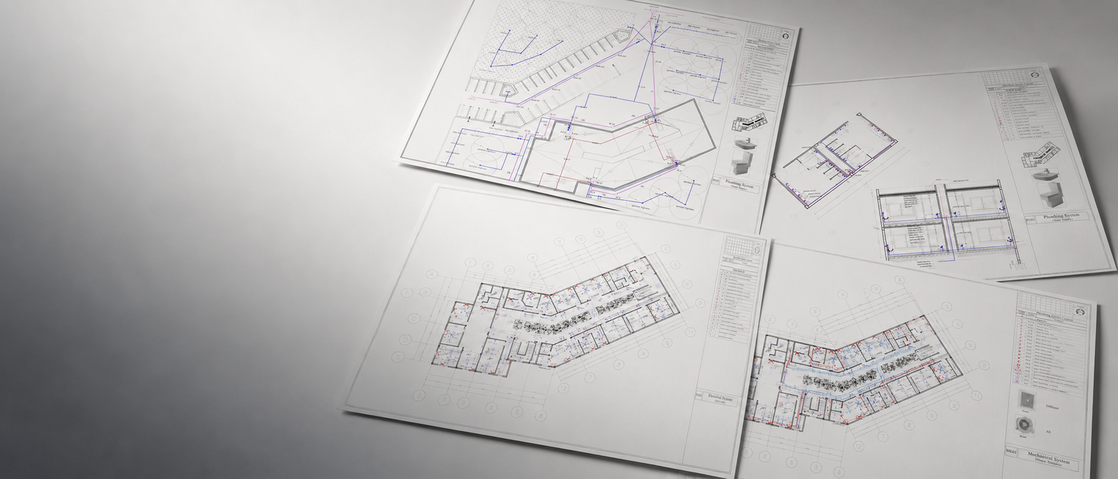 Executive Working Drawings Technical Coordination